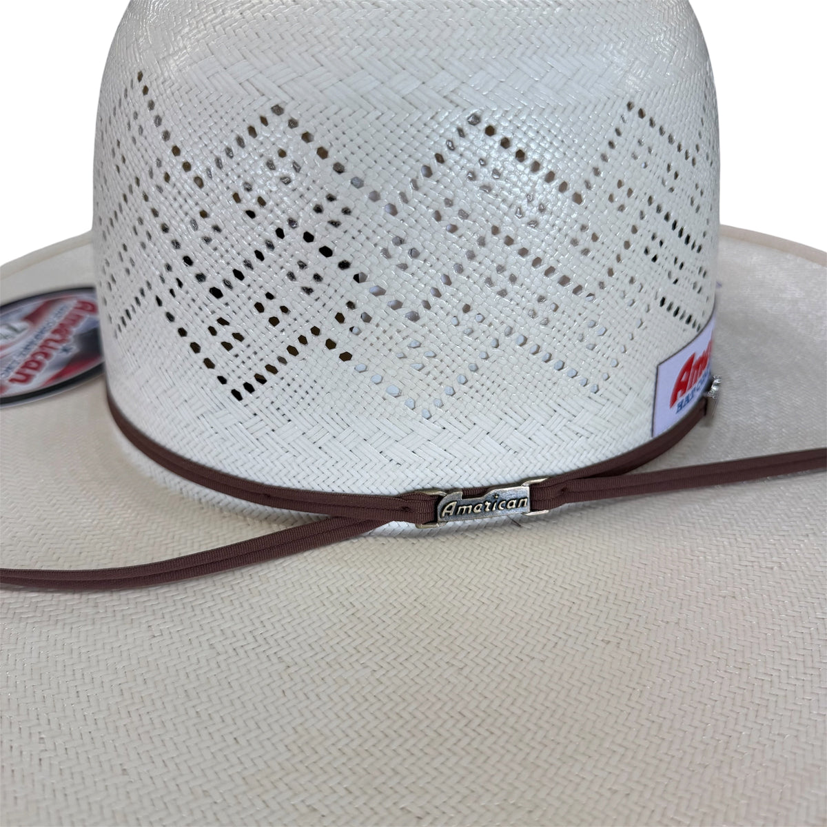 American Hat 8130 Straw 6" Open Crown
