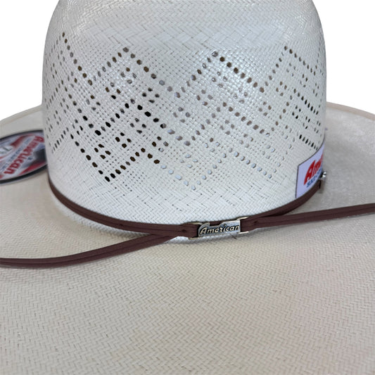 American Hat 8130 Straw 6" Open Crown