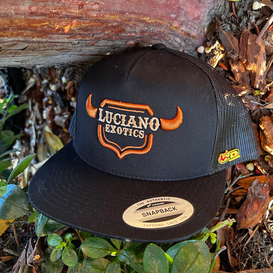 Luciano Exotics BWN 3D Blk/Blk Trucker Hat