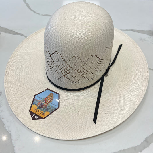 Stetson Brookwood 4 1/4" Brim Open Crown Straw
