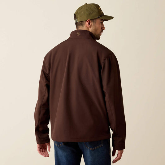 Ariat Men Chest Logo Softshell Jacket Mole 10079279