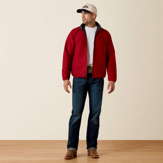 Ariat Men Wylie Jacket Red Dalia 10079871