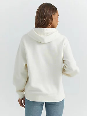 Women's Wrangler Bold Logo Hoodie WHITE