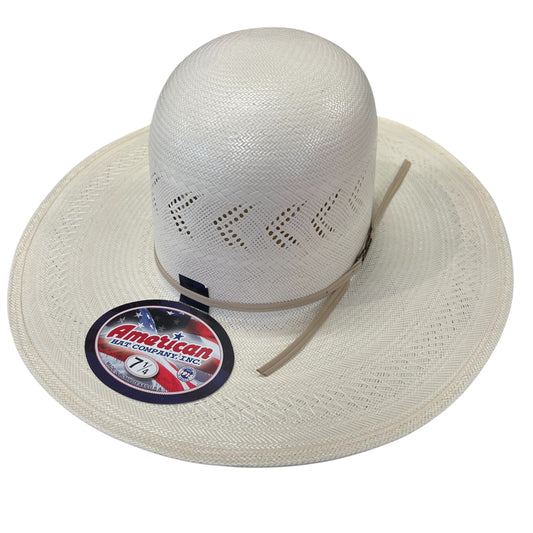 American Hat JC4210 Straw 4" Brim- 6" Open Crown