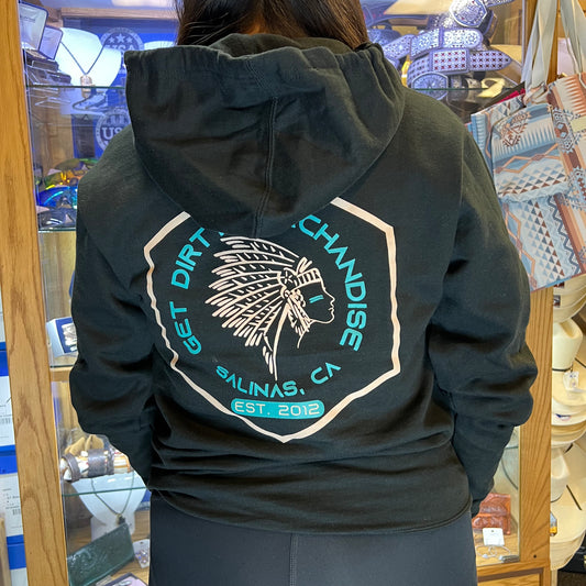 Get Dirty Merchandise X Arctic Hatters Hoodie Limited Edition Teal