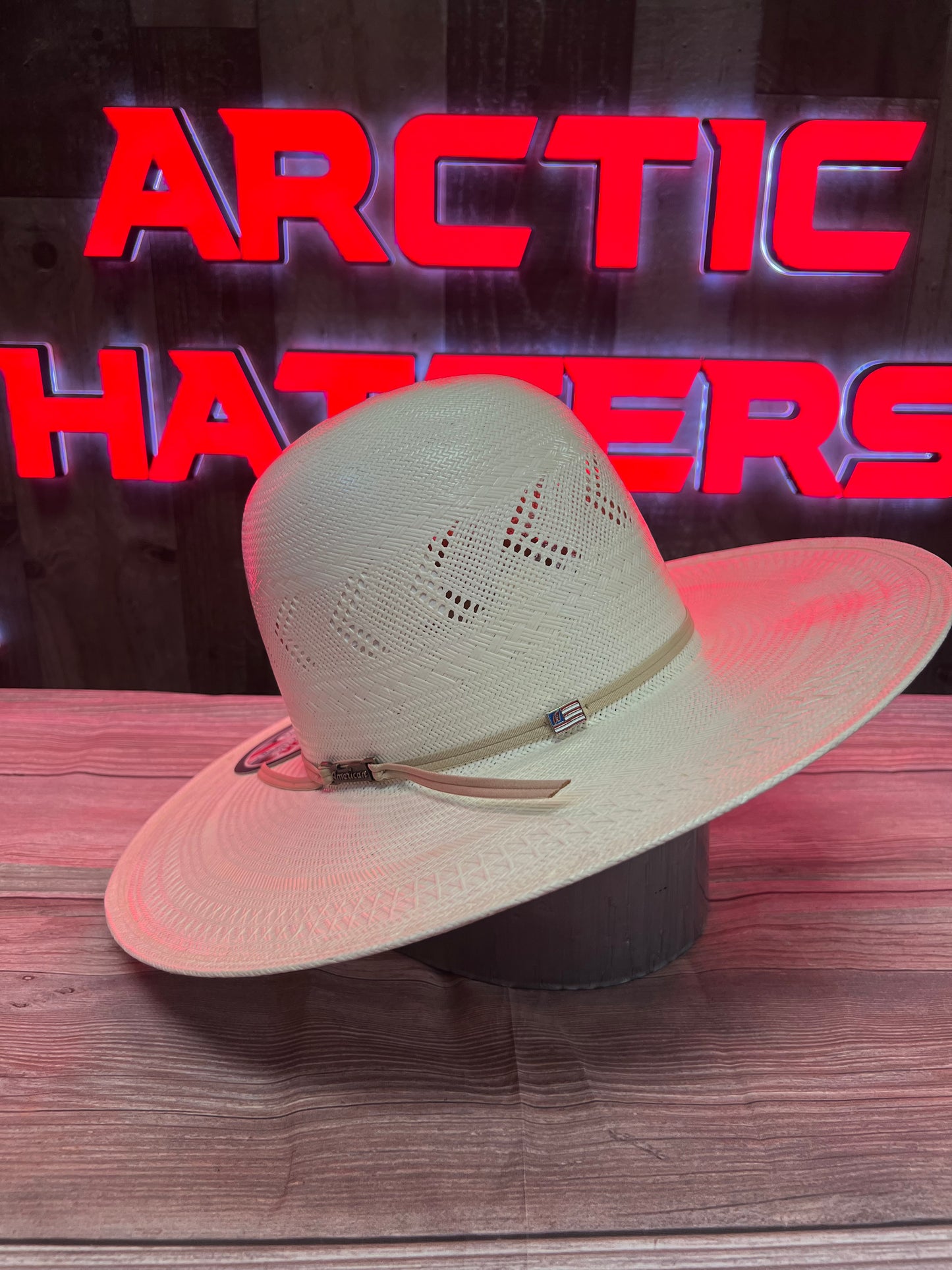 American Hat JC4210 Straw 4" Brim- 6" Open Crown