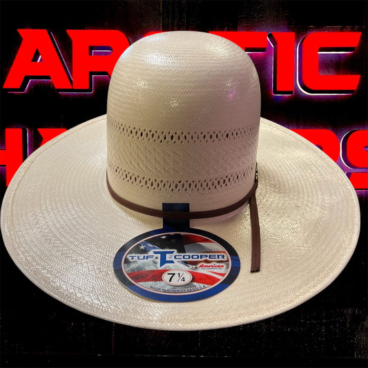 American Hat TC8920 Straw 6" Open Crown