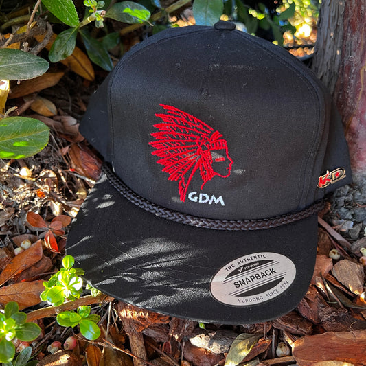 Get Dirty Merchandise RD/SLV Marty BLK Golf Hat