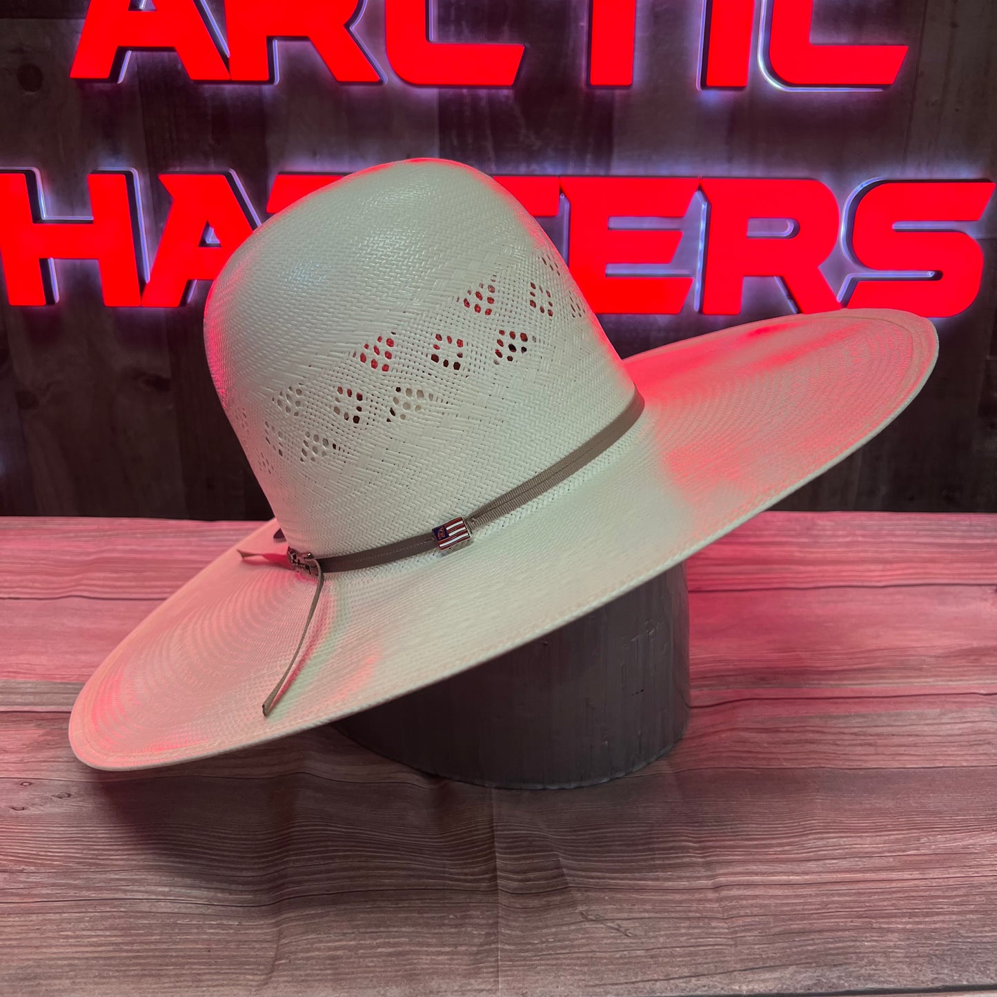 American Hat 8500 Straw 6" Open Crown