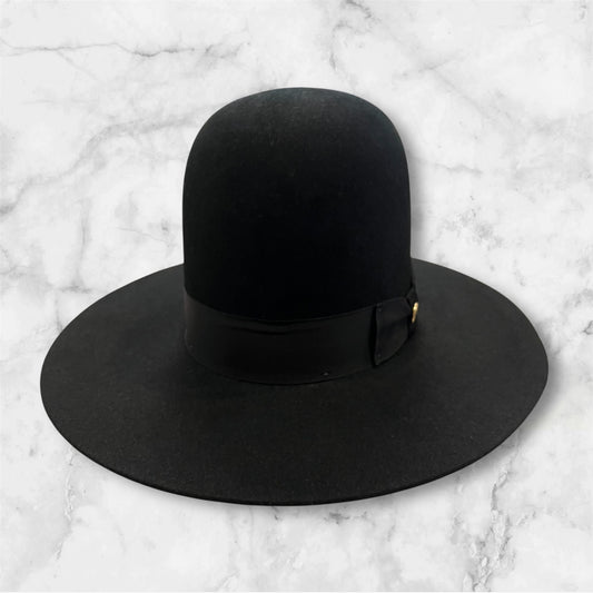 Stetson The Boss Black Pure Rabbit Felt Tall Crown 4” (PREORDER)
