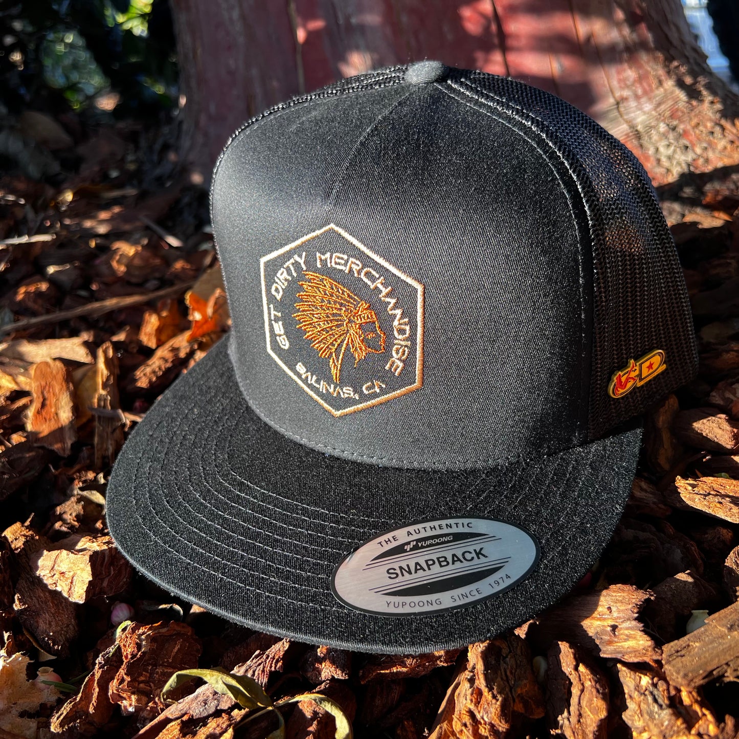 Get Dirty Merchandise BWN Marty 2.0 Blk/Blk Trucker Hat