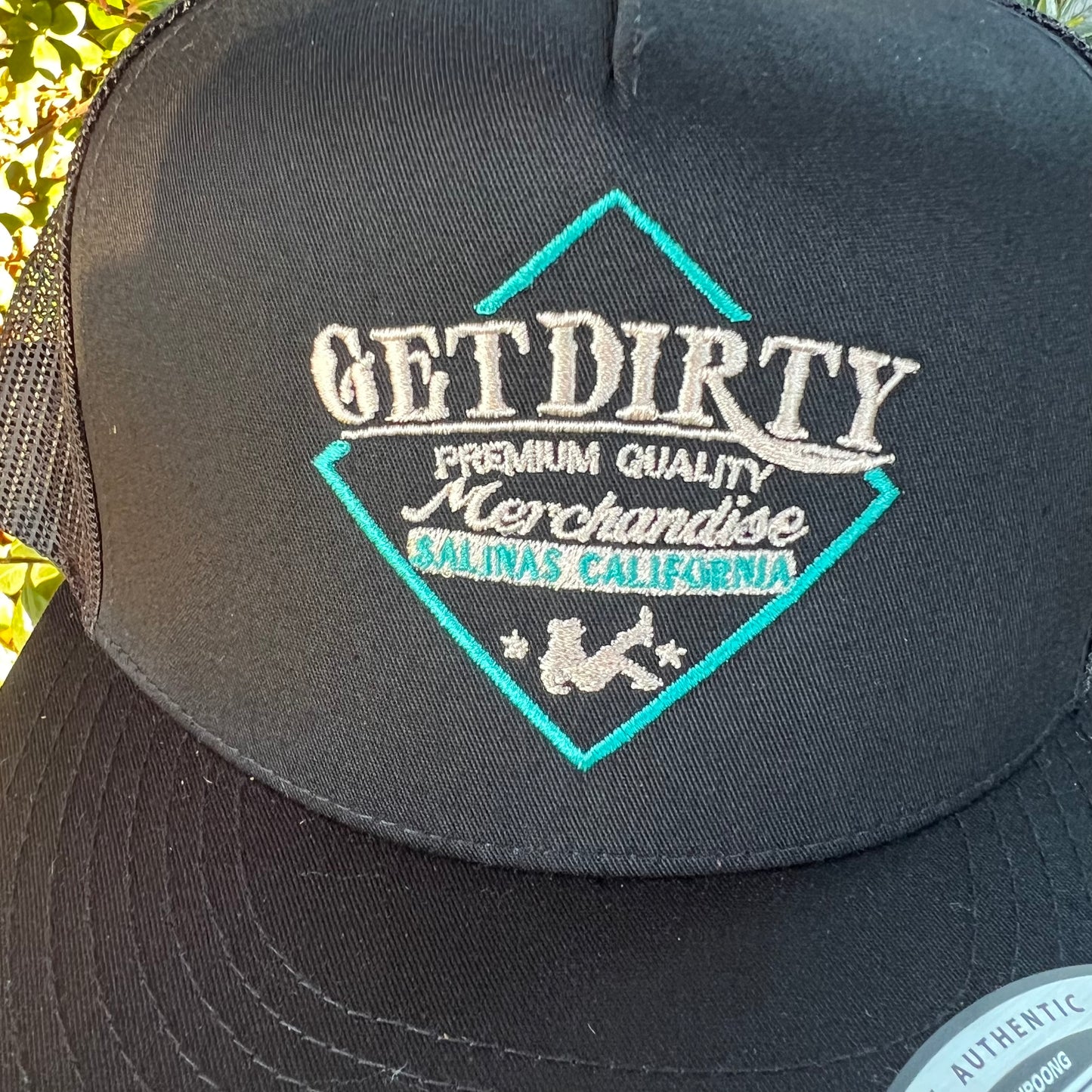 Gorra de camionero Get Dirty Merchandise TL/RG 505 Blk/Blk