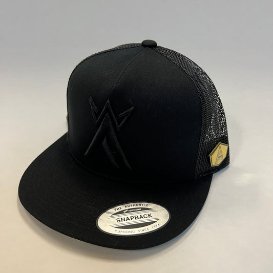King Arctic All Black Trucker Hat