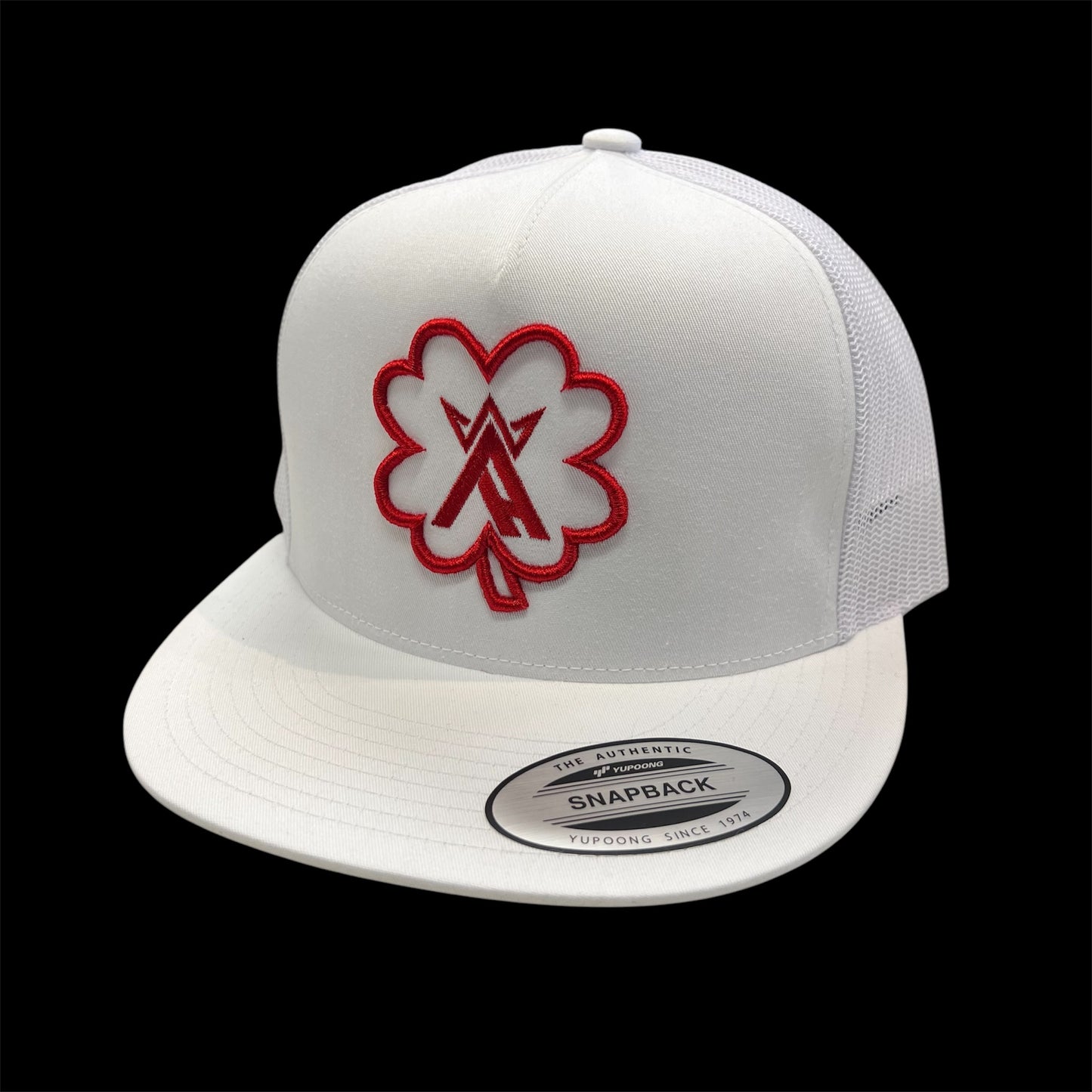King Arctic Red Trebol WHT Trucker Hat