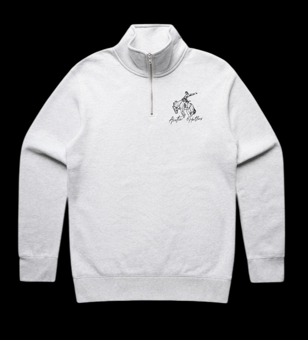 Arctic Hatters Bronc Smoke/BLK Half Zip