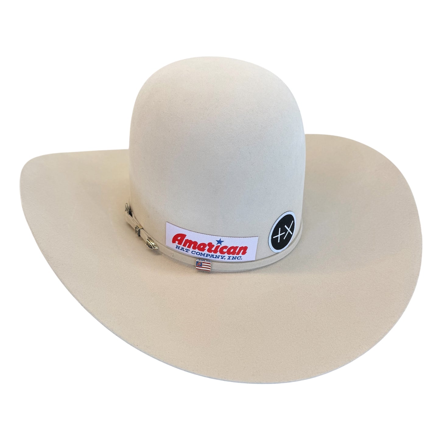 American Hat 100X Silverbelly Felt Hat 6" Open Crown