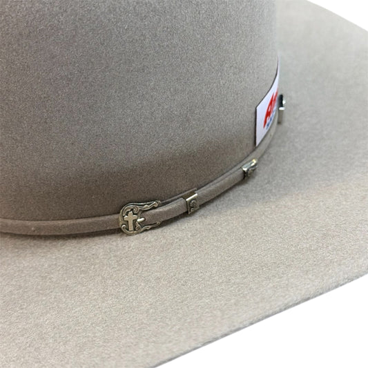 American Hat 40X Natural Felt Hat 6" Open Crown Tuf Cooper Collection