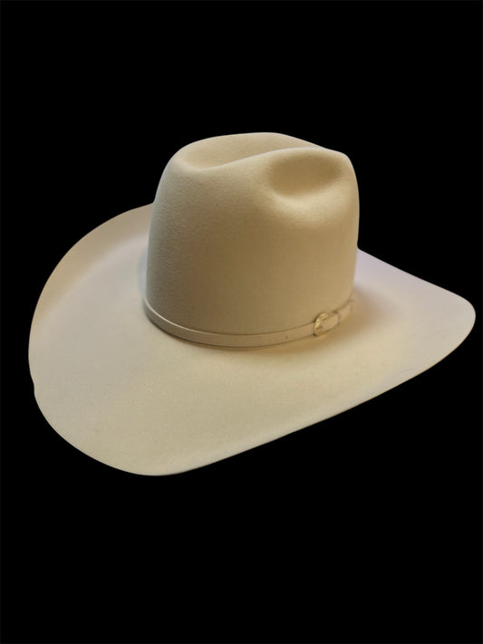 American Hat 40X Silver Sand Felt Hat 6" Open Crown