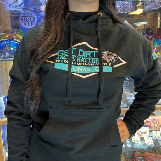 Get Dirty Merchandise X Arctic Hatters Hoodie Limited Edition Teal