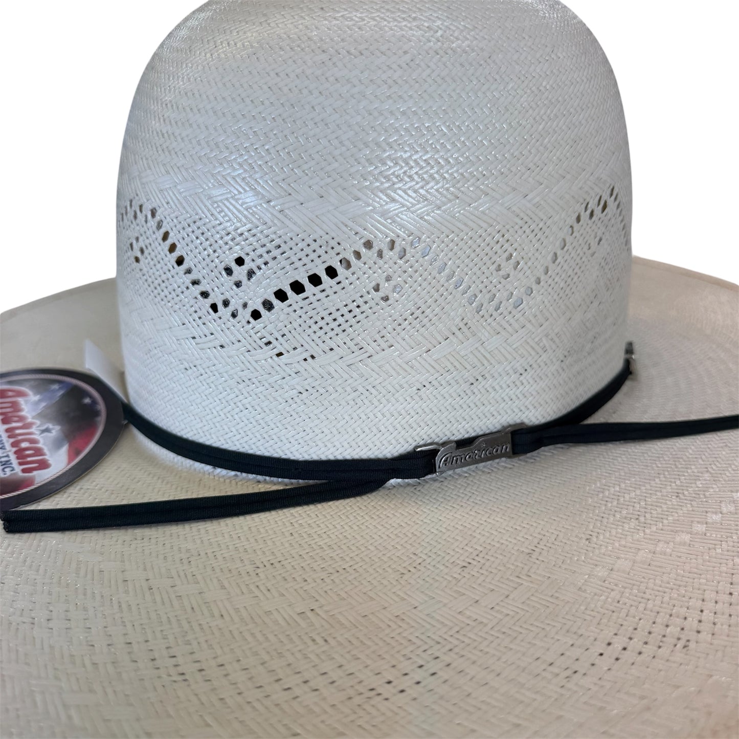 American Hat 7420 Straw 6" Open Crown