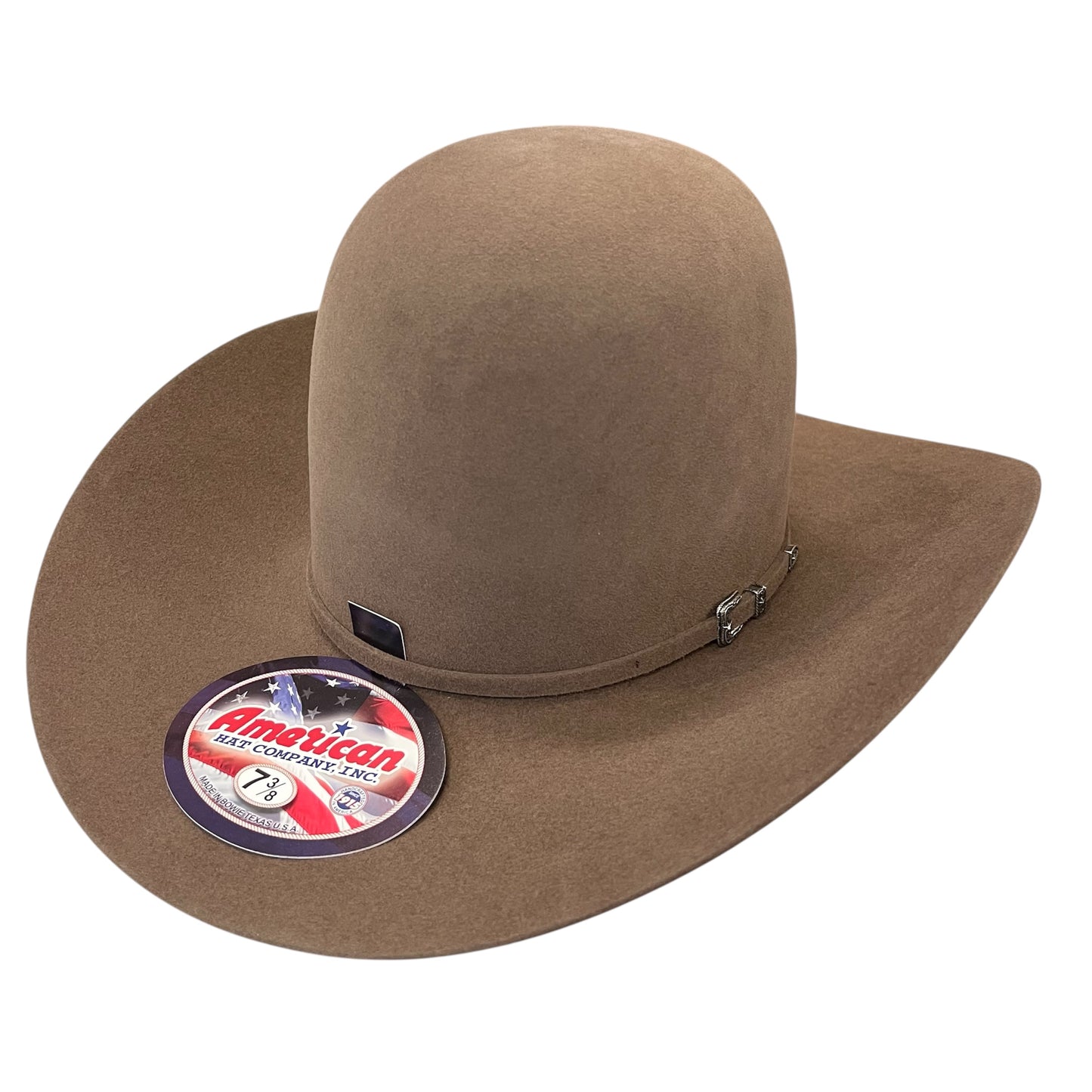American Hat 10X Pecan Felt Hat 7" Tall Crown