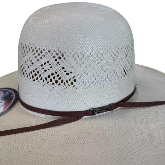 American Hat 8300 Straw 6" Open Crown