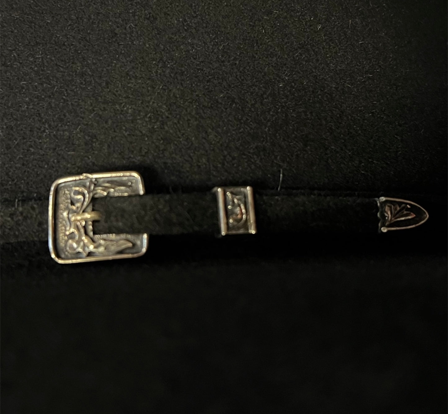 American Hat 100X Black Felt Hat 6" Open Crown