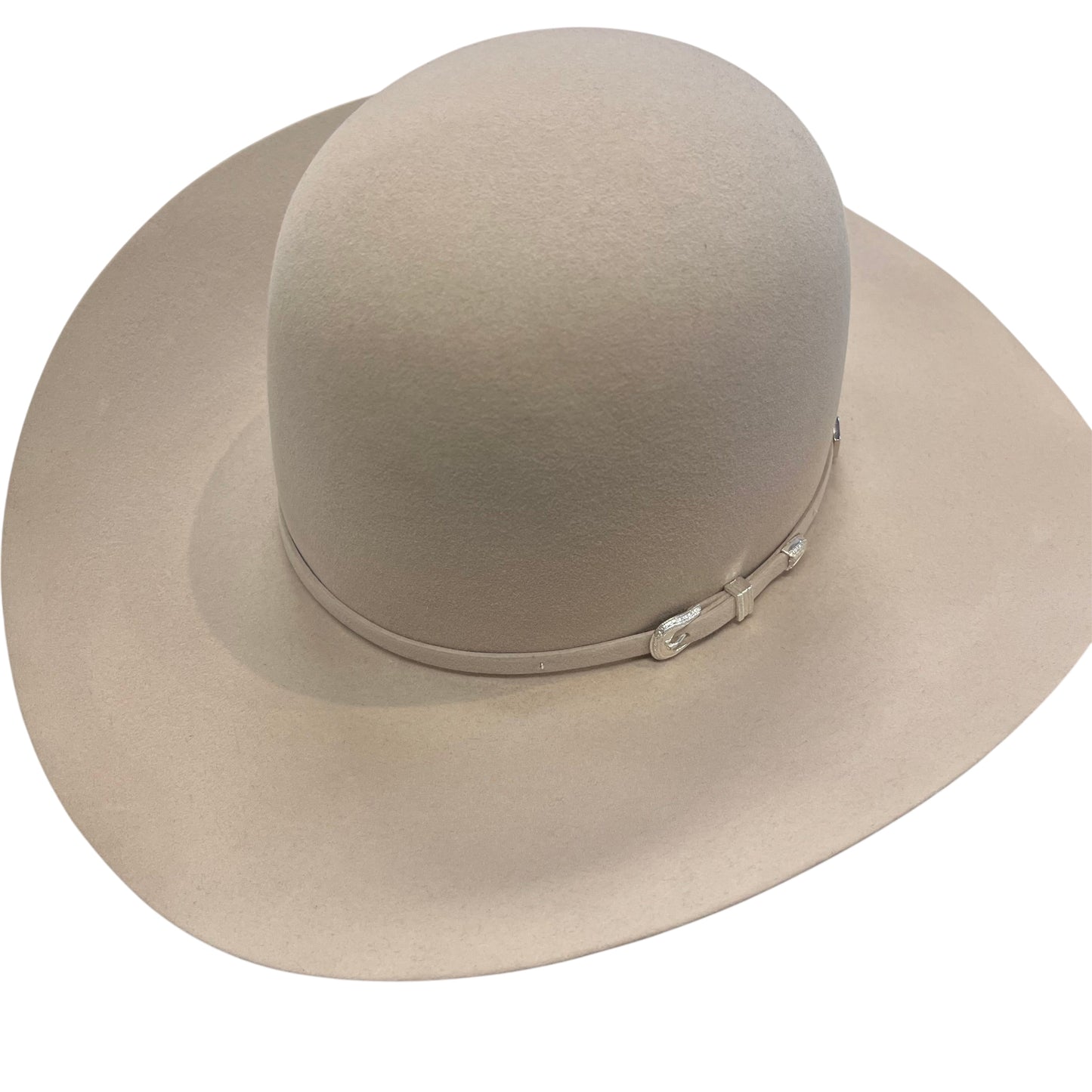 American Hat Lucky Seven 7X Silverbelly Felt Hat 6" Open Crown