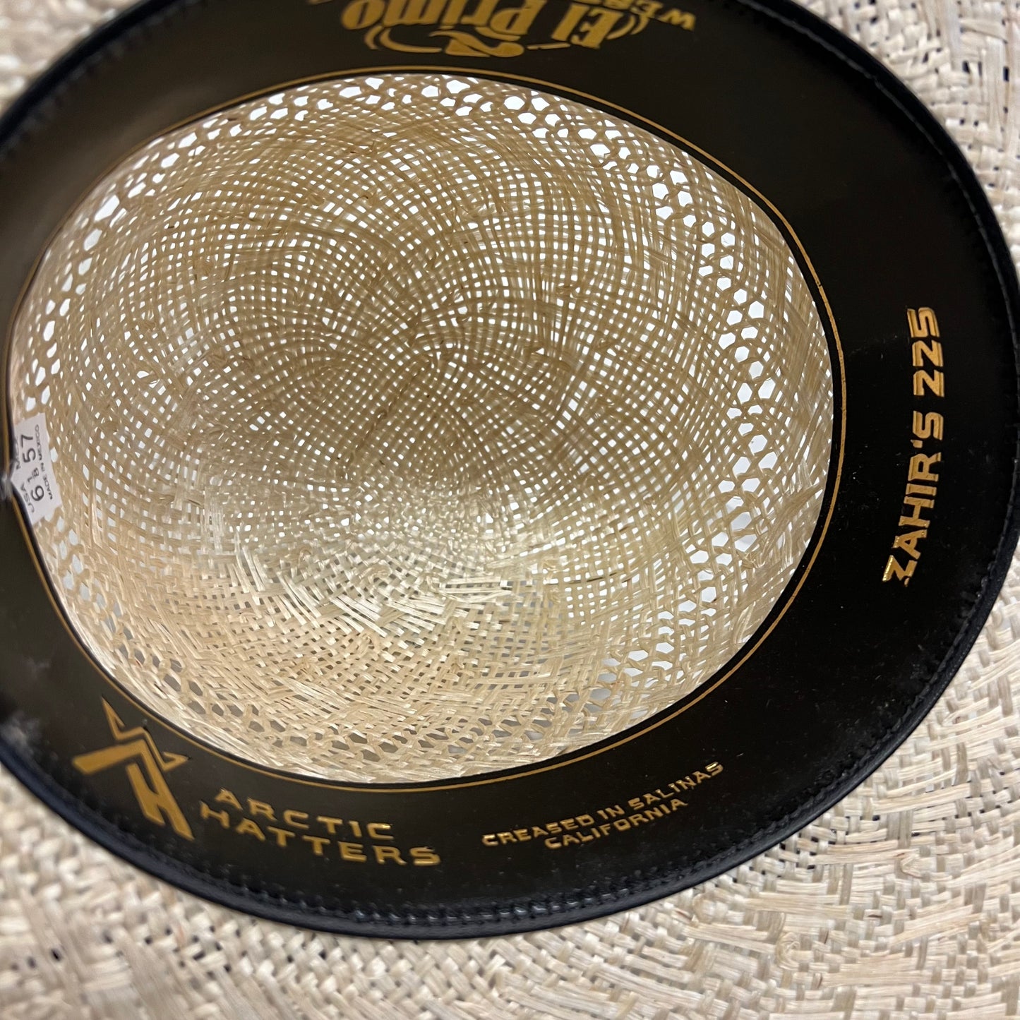 Arctic Hatters X El Primo Yute 6" Open Crown Straw 4" brim