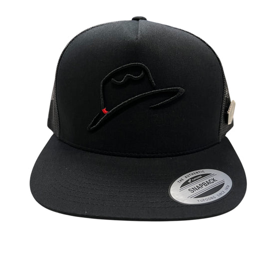 Arctic Hatters Black Cutters Black Trucker Hat