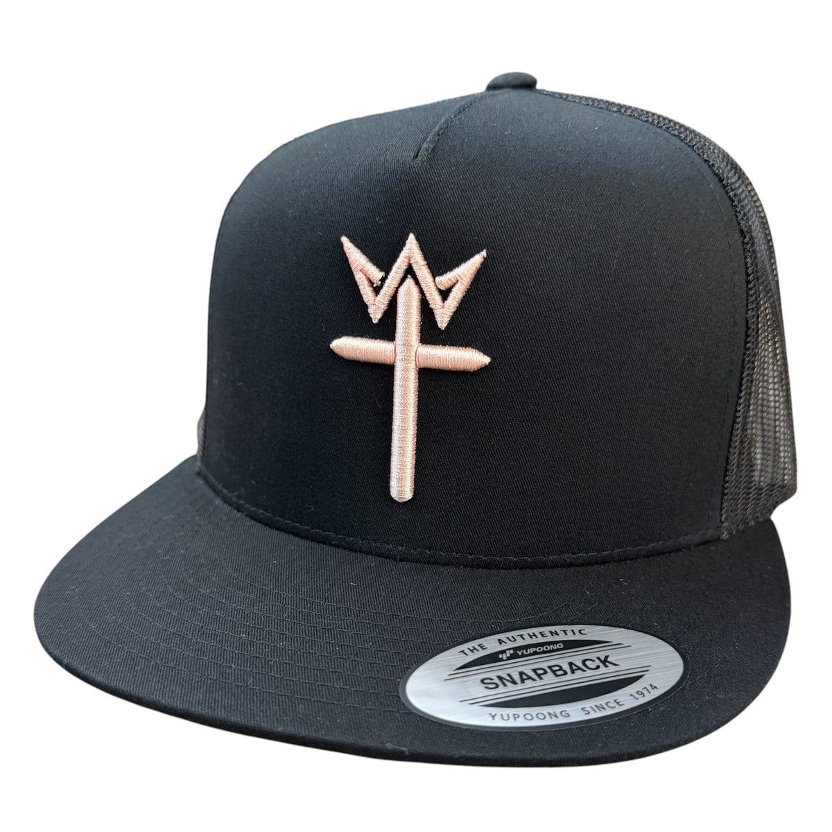 King Cross Rose Gold/Blk Trucker Hat