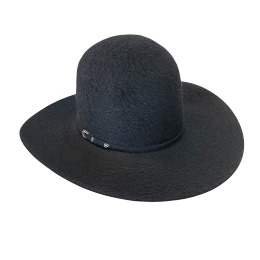Rodeo King 10X Black Grizzly 6" Open Crown Felt Hat