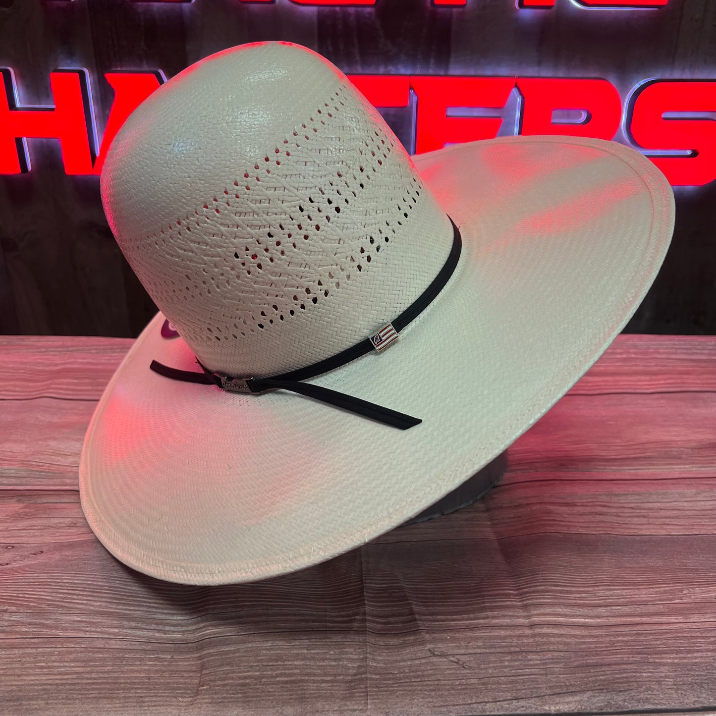 American Hat Straw 7400 Open Crown 6"