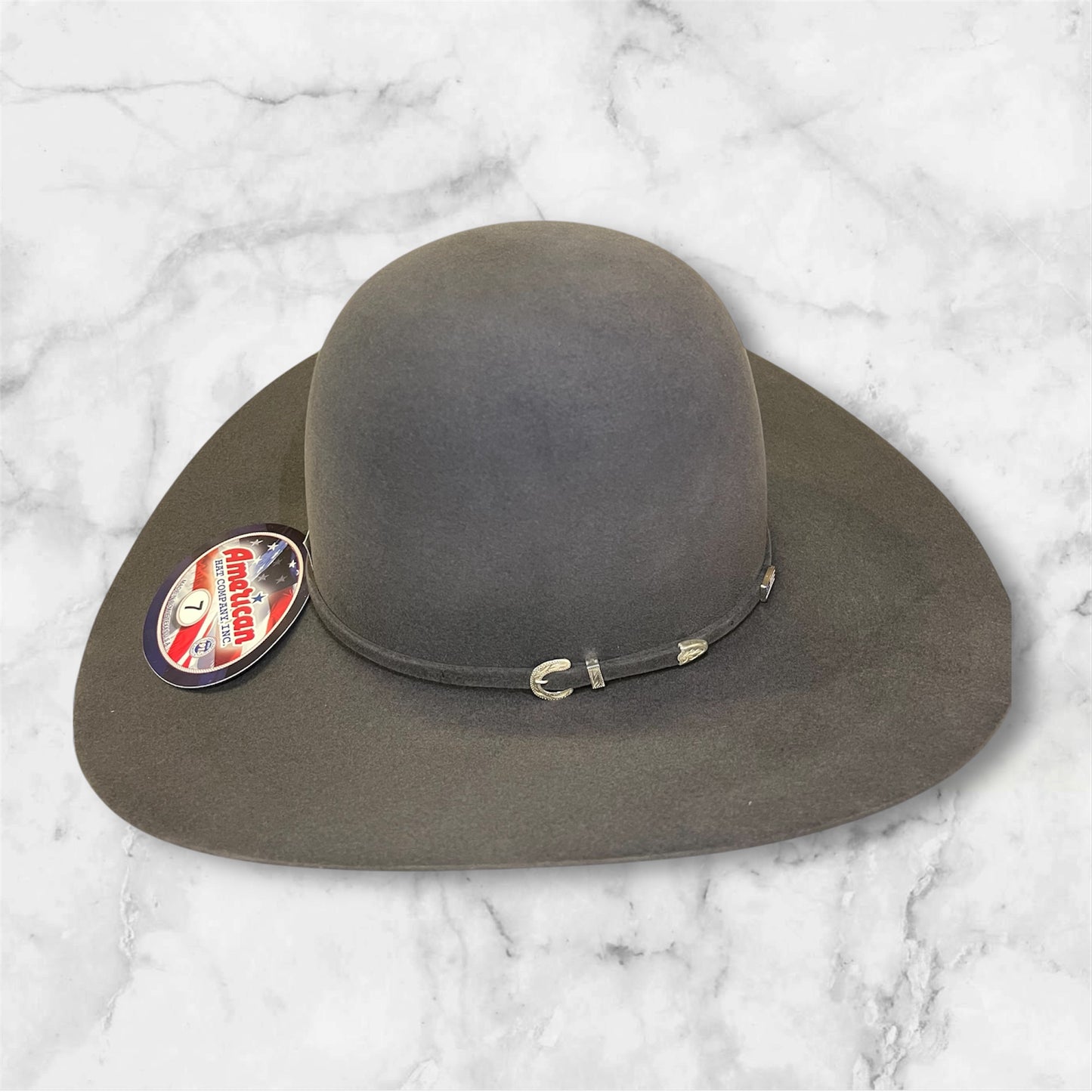 American Hat 40X Steel Felt Hat 6" Open Crown