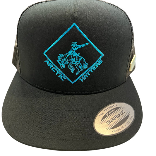 Arctic Hatters Teal Bronc Trucker Hat