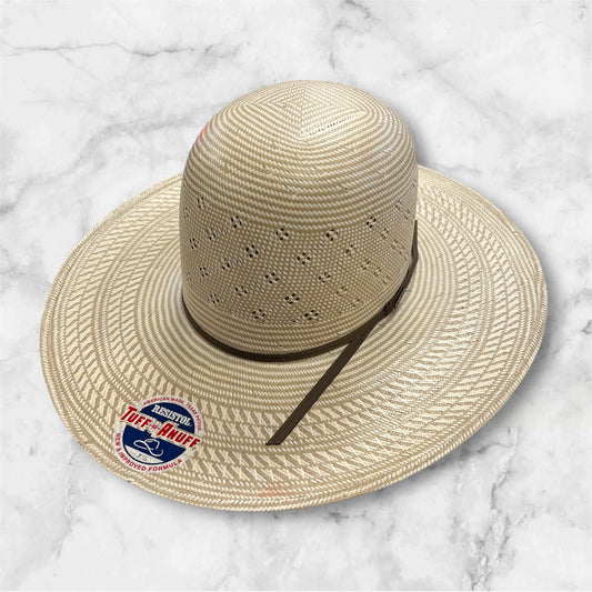 Resistol 20X Conley Two Tone Straw Hat Open Crown