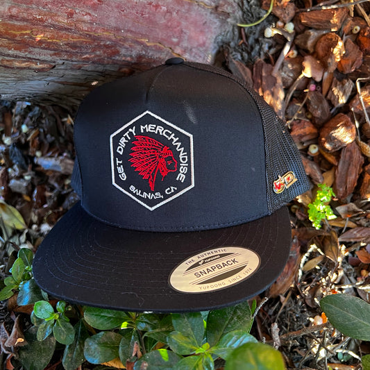 Get Dirty Merchandise RD/RG Marty 2.0 Blk/Blk Trucker Hat