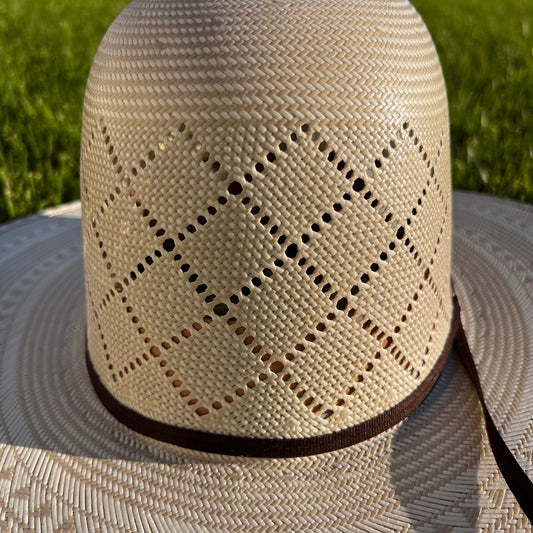Laredo Straw 6" Crown- Montecarlo