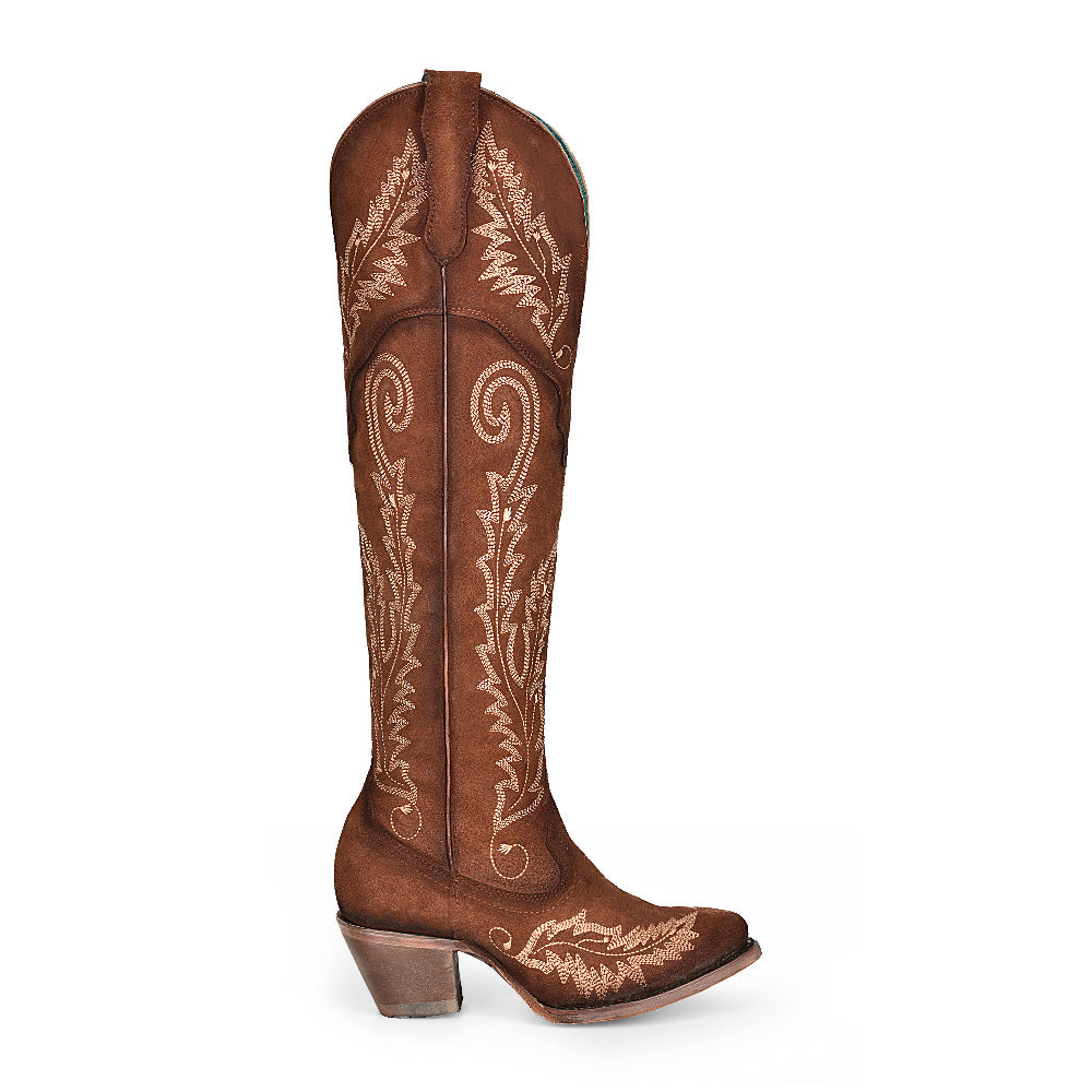 Laurel Over the Knee Boots Cognac
