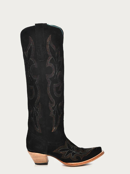 Women's Corral A4436 Black Suede