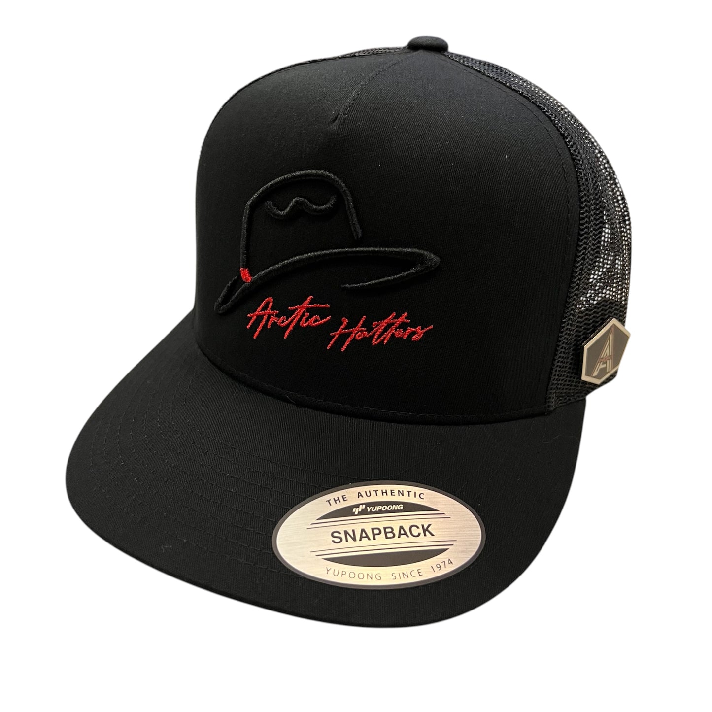 Arctic Hatters Black Cutters 2.0 Black Trucker Hat