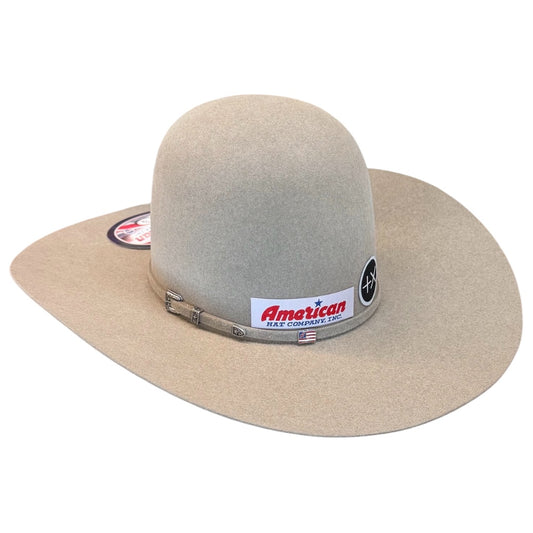 American Hat 10X Natural Felt Hat 6" Open Crown
