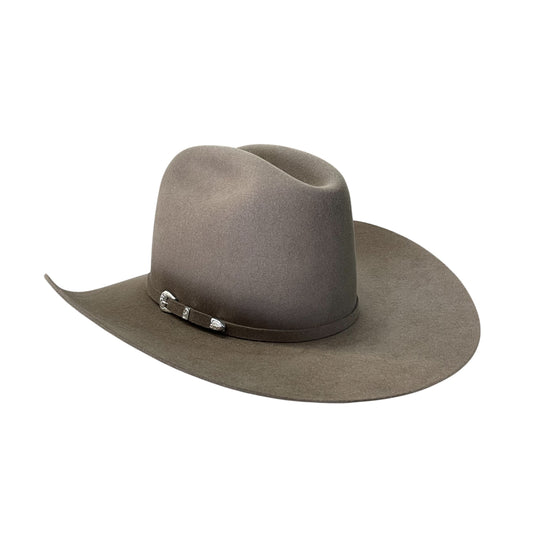 Resistol Midnight 6X Driftwood Felt Hat RB Crown