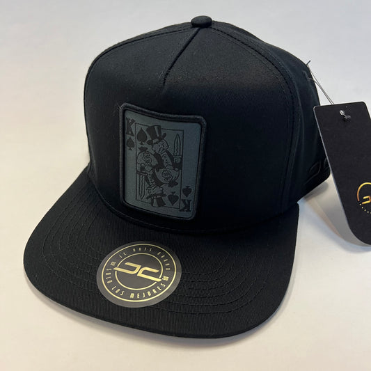 JC Hats Brand Kings Card Black