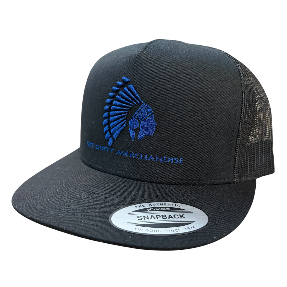 Get Dirty Merchandise Blue Lucy Blk/Blk Trucker Hat