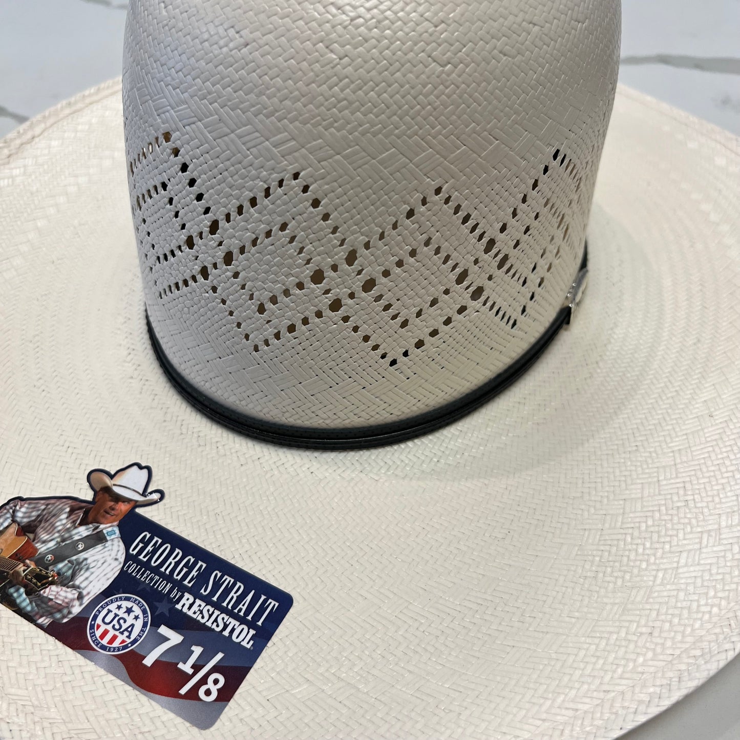 Resistol Renner 4 1/4" Brim Open crown Straw
