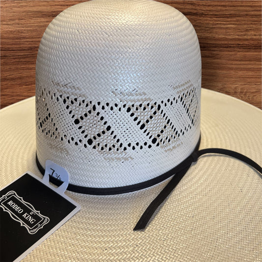 Rodeo King Wind Straw Hat Open Crown