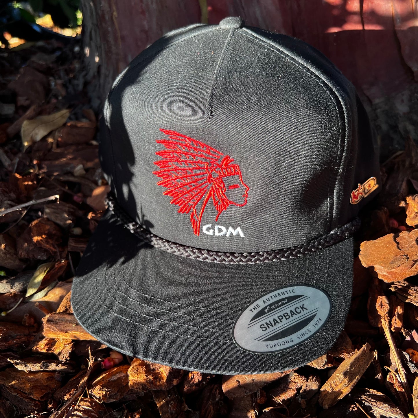 Get Dirty Merchandise RD/SLV Marty BLK Golf Hat