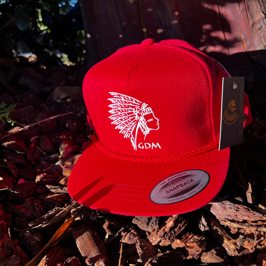 Get Dirty Merchandise RG/WTH Marty RED Golf Hat