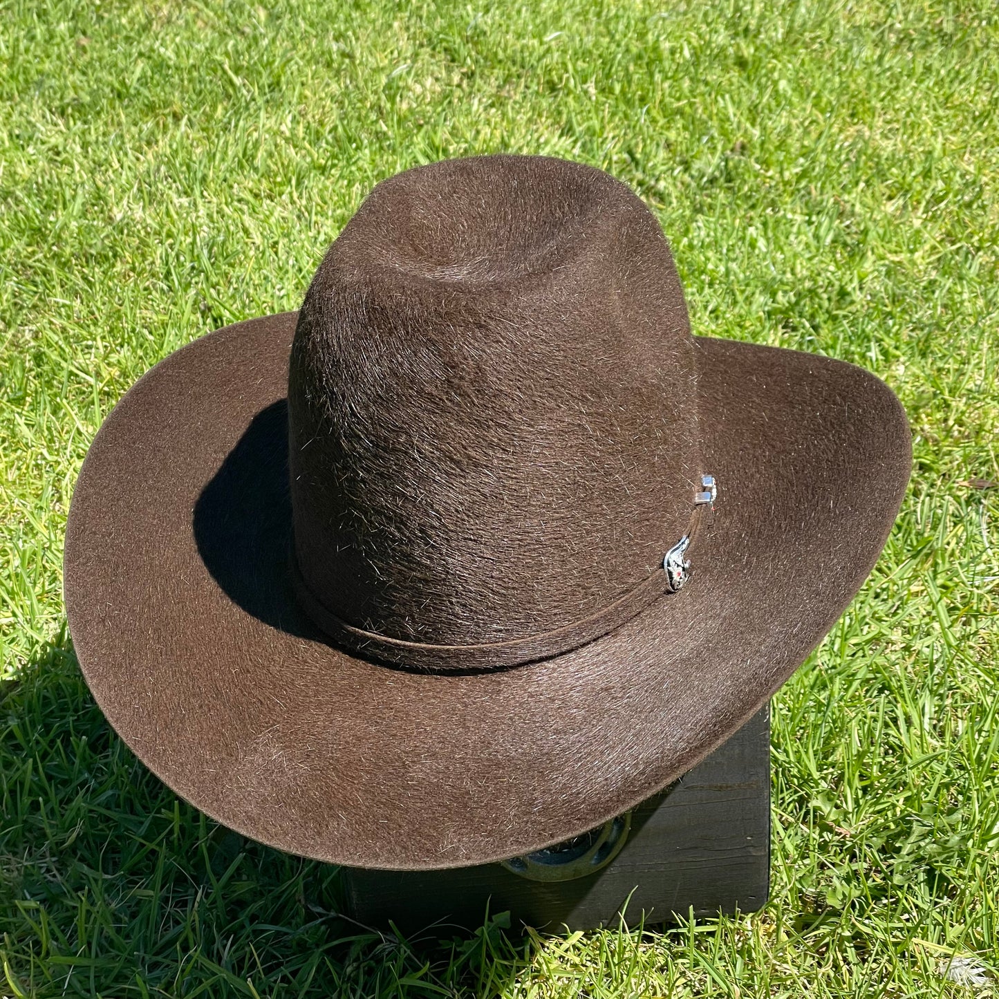 American Hat 20X Chocolate Grizzly Felt Hat 7" Crown